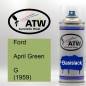 Preview: Ford, April Green, G (1959): 400ml Sprühdose, von ATW Autoteile West.